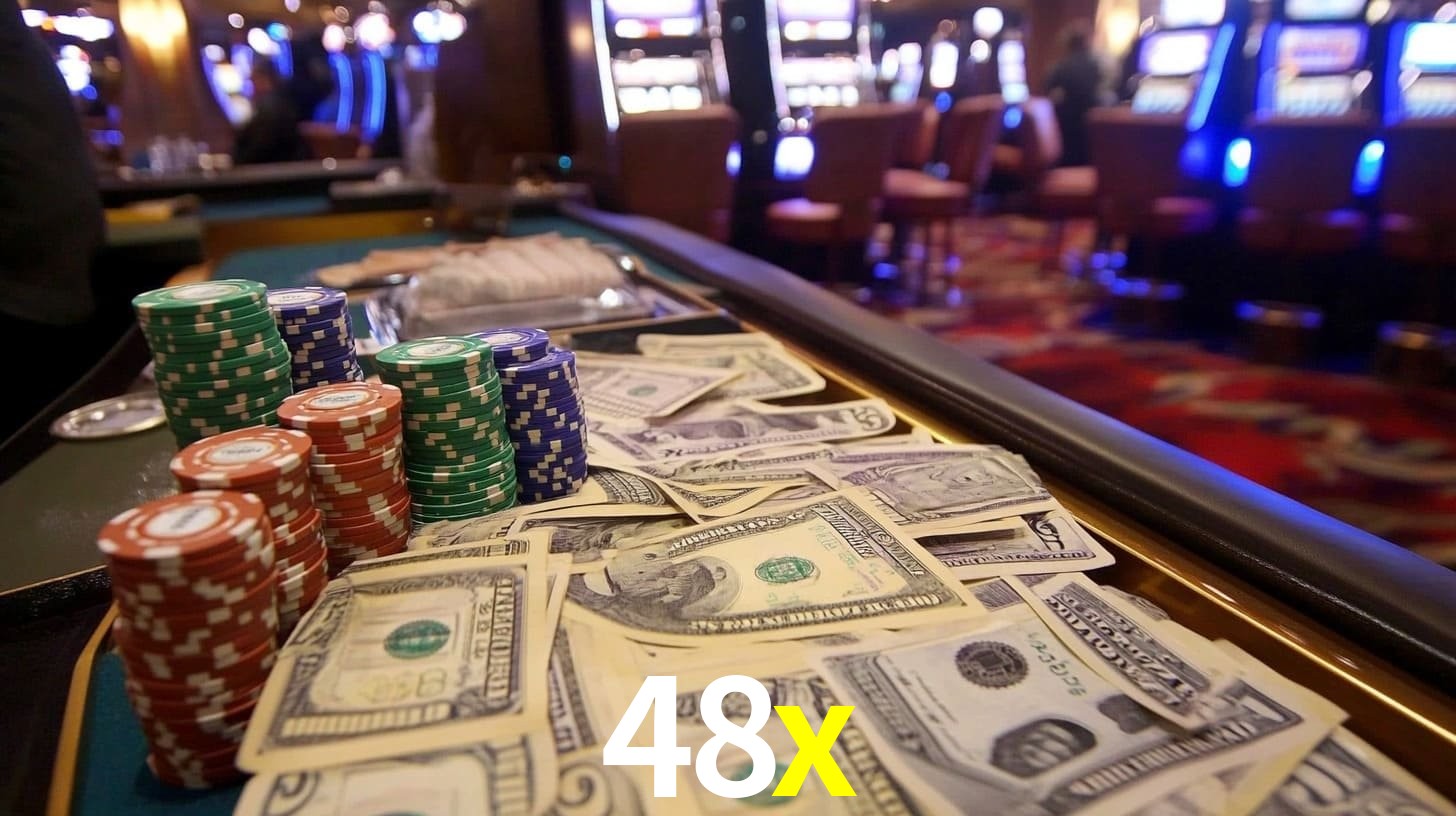 Slots com jackpots e giros grátis na 48x